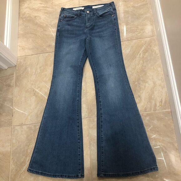 NWT Pilcro Of The Letterpress Flare Size 27 Jeans - Picture 2 of 8